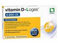 vitamin D-Loges 5.600 internationale Einheiten Gel-Tabs