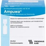 Ampuwa Plastikampullen Injektions-/infusionslsg.