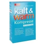 Kalt-warm Kompresse 12x29cm mit Fixierband