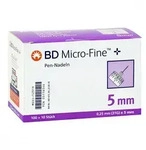 Bd Micro-fine+ 5 Nadeln 110x0,25x5 mm