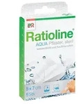 Ratioline aqua Duschpflaster Plus 5x7 cm steril