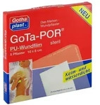 Gota-por Pu Wundfilm 10x6 cm steril Pflaster