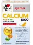 Doppelherz Calcium 1000+d3+k2 system Kautabletten