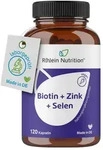 Biotin+Zink+Selen f. Haut Haare & N&auml;gel Kapseln