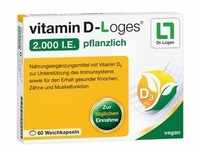 vitamin D-Loges 2.000 internationale Einheiten pflanzlich