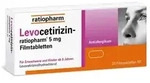 Levocetirizin-ratiopharm 5 mg Filmtabletten