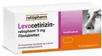 Levocetirizin-ratiopharm 5 mg Filmtabletten