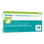 Ginkgo - 1 A Pharma&reg; 240 mg Filmtabletten