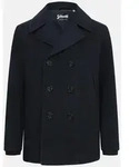 Schott NYC Caban Blau Pea Coat Jacke