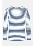 Armor Lux Streifenshirt Wei&szlig; Sternblau Gestreift Herren Mariniere