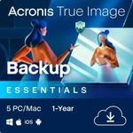 Acronis HOGASHLOS, Acronis True Image Essentials Vollversion ESD 5 Computer 1 Jahr