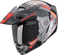 Scorpion EXO ADX-2 Galane silber/schwarz/rot M - Helme & Brillen - Touring Helme &