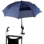 MPB Pieper Rollatorschirm 99 blau mit reflektierendem Rand