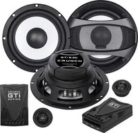 Crunch 168-GTI6.2C, Crunch GTI6.2C - 16,5 cm Komponenten-Lautsprecher mit 200 Watt
