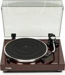Thorens TD 204 Plattenspieler mit MM Phono Vorstufe, hochglanz Walnuss