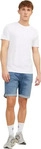 Jack & Jones 12250168 blue denim, Jack & Jones Jeans Shorts Rick Icon in Blue Denim