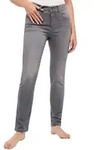 Angels Jeans Cici mit Straight Leg in Dunkelgrau-D34 / L30