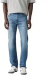 Levis 502 Taper Jeans in mittelblau mit Stretchkomfort-W32 / L32
