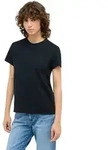 Mustang T-Shirt aus Baumwolle Ada in Schwarz-3XL