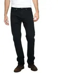 Levis 501 Jeans Original Standard Fit in Black-W38 / L30