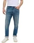 Mustang Oregon Slim K Jeans in mittelblauer Uesd-Waschung-W36 / L34