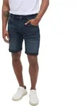 Mustang Chicago Shorts aus Stretch Denim in dunklem Used-W34