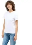 Mustang T-Shirt aus Baumwolle Ada in Wei&szlig;-S