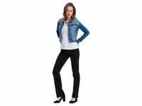 Cross Jeans Lauren - Schwarze Jeans mit angesagtem Bootcut-W33 / L32
