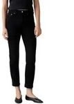 Levi's 501 Crop Jeans mit hoher Taille in Black Sprout-W27 / L28