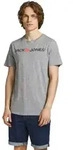 Jack & Jones Slim Fit T-Shirt Corp mit Logo in Light Grey-L