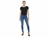 Vero Moda Skinny Jeans Tanya in indigoblauer Used-Optik-S-L32