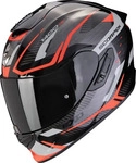 Scorpion 140-444-318-06, Scorpion EXO-1400 Evo 2 Air Accord Integralhelm grau-rot