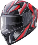 Germot GM00071123-XL, Germot GM 711 Integralhelm matt-schwarz-rot