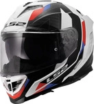 LS2 168180402XL, LS2 FF818 Storm III Sporty Integralhelm weiss-blau-rot
