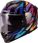 LS2 168180774S, LS2 FF818 Storm III Kaos Integralhelm schwarz-lila-blau