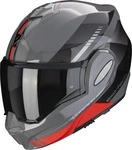 Scorpion 118-413-299-02, Scorpion EXO-Tech Evo Genre Klapphelm grau-schwarz-rot