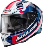 Caberg CA15026021-S, Caberg Avalon X Optic Integralhelm weiss-blau-rot