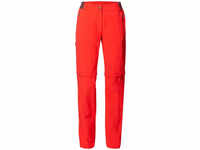 Vaude 42619, Vaude Womens Farley Stretch Zip-off T-zip Pants Ii Rot Damen