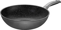 STONELINE Wok 30 cm | Grau