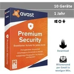 Avast Premium Security 2026, 10 Ger&auml;te - 1 Jahr, Download