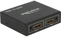 Delock HDMI Splitter 1 x HDMI in > 2 x HDMI out 4K