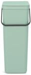 Brabantia Sort & Go Recycling-Beh&auml;lter 40 L - Jade Green Recycling-Beh&auml;lter