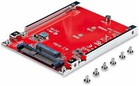 StarTech.com M.2 to U.3 Adapter, For M.2 NVMe SSDs, PCIe M.2 Drive to 2.5inch U.3