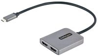 StarTech.com USB-C to Dual HDMI MST HUB, Dual HDMI 4K 60Hz, USB Type C Multi Monitor