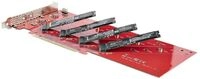 StarTech.com Quad M.2 PCIe Adapter Card, x16 Quad NVMe or AHCI M.2 SSD to PCI Express