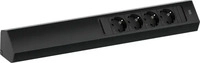 BACHMANN 932104, BACHMANN Steckdosenleiste Casia2 L 4 Steckdosen, Schwarz