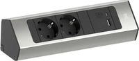 BACHMANN 932002, BACHMANN Steckdosenleiste Casia2 K 2 Steckdosen, USB A+C Charger