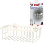 tesa&reg; MOON WHITE Duschablage, wei&szlig;, Badaccessoire Duschablage, ohne bohren
