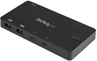StarTech.com 2 Port USB C KVM Switch, 4K 60Hz HDMI, Compact Dual Port UHD USB Type C