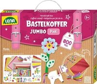 Simm Spielwaren GmbH Bastelkoffer Jumbo pink, Faltschachtel